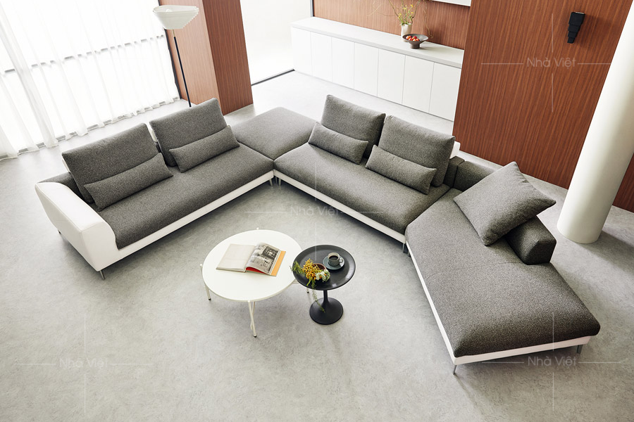 Sofa góc phòng khách rộng GL48