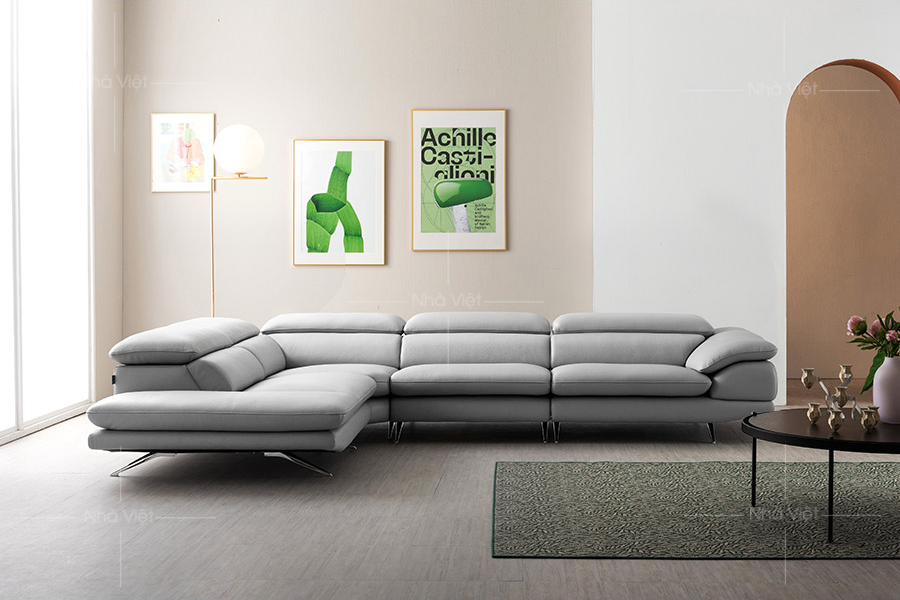 Sofa góc phòng khách rộng GL45