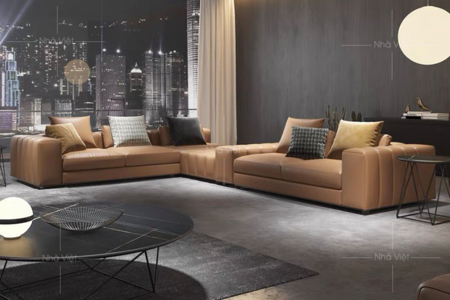 Sofa góc phòng khách hiện đại GL32