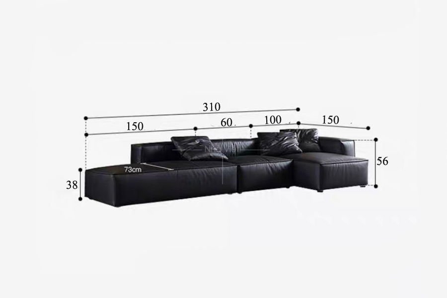Sofa góc cao cấp Trio GL57
