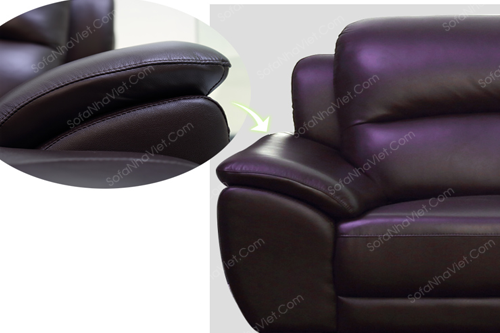 Ghế sofa hà nội gam màu đen cho phòng khách Sofa hà nội mã 306