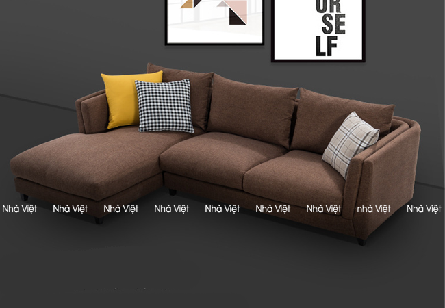 Ghế sofa nỉ cao cấp tạo cảm giác thoải mái khi dùng Sofa nỉ 0106