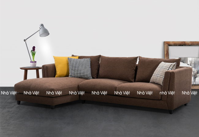 Ghế sofa nỉ cao cấp tạo cảm giác thoải mái khi dùng Sofa nỉ 0106