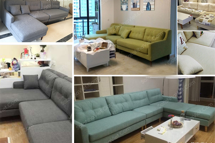 Sofa nỉ cao cấp xu hướng năm 2017 Sofa ni mã 62