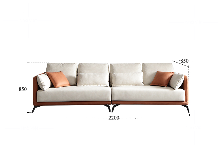 Sofa nỉ thiết kế 2 ghế N16