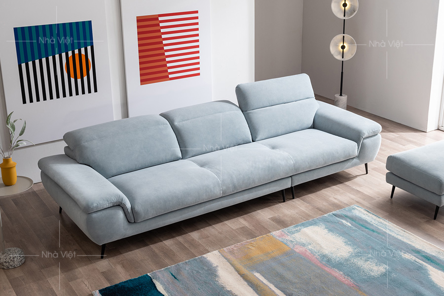 Sofa nỉ kích thước 2.5m mã  ND48