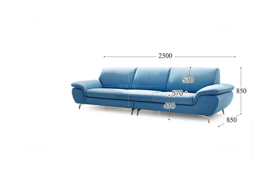 Sofa nỉ kích thước nhỏ N06