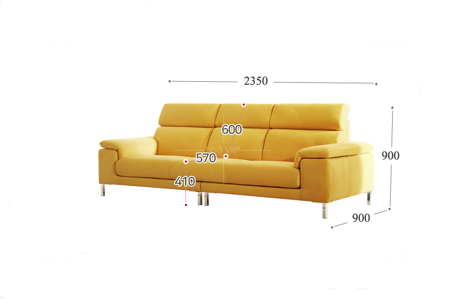 Sofa nỉ cao cấp Jeda N10