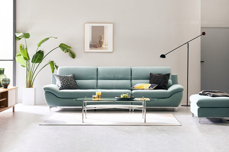 Sofa nỉ phòng khách hiện đại N28