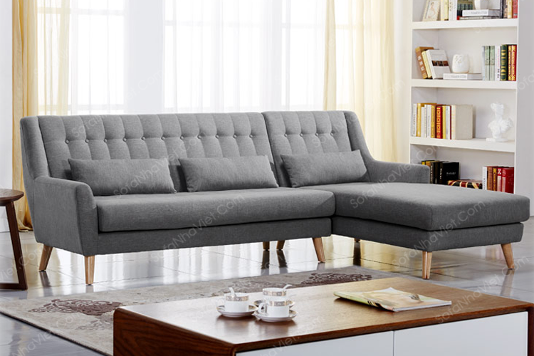Cách chọn mua bàn ghế sofa nỉ phòng khách Sofa nỉ mã 069