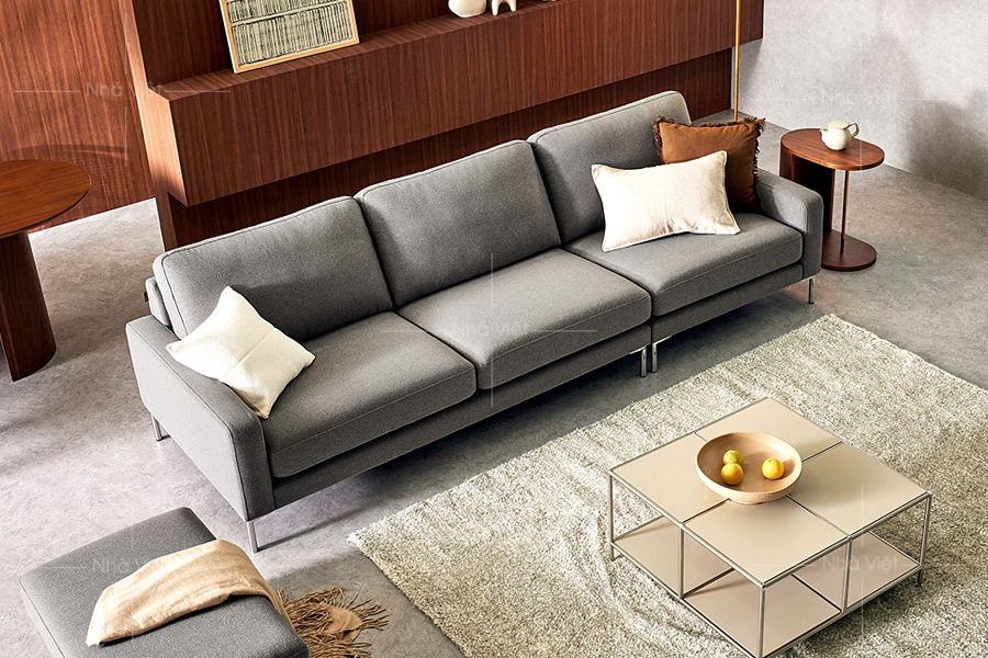 Sofa nỉ phòng khách nhỏ N060