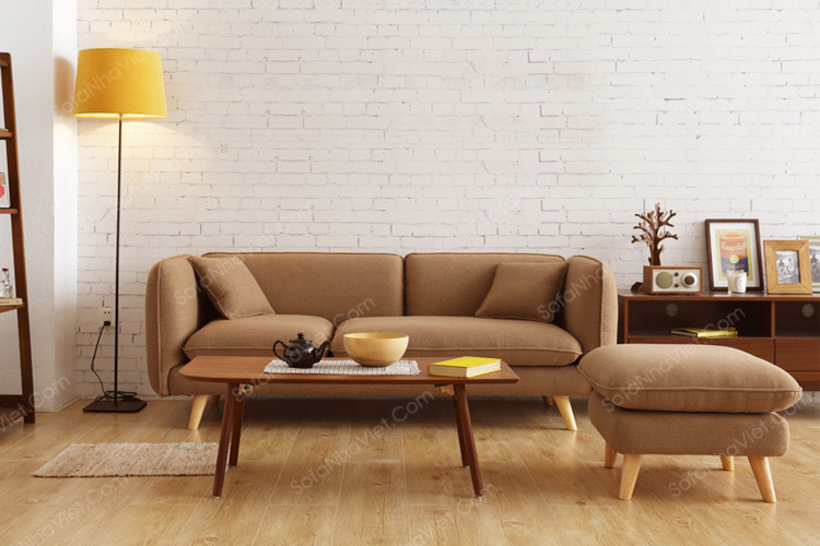 Ghế sofa nỉ văng phòng khách nhỏ Sofa nỉ mã 070