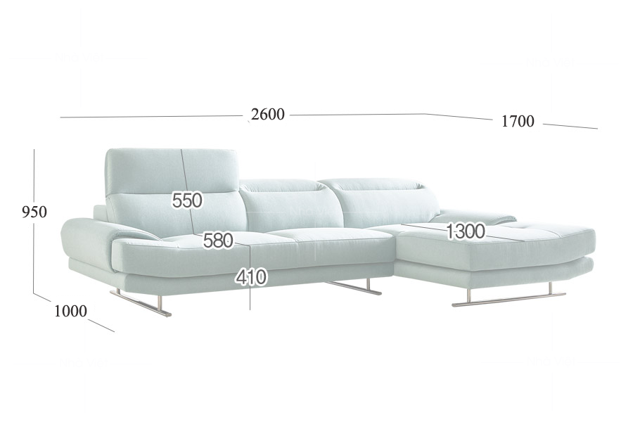 Sofa nỉ hiện đại ND13