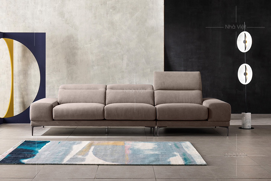 Sofa nỉ 3 chỗ ngồi N058