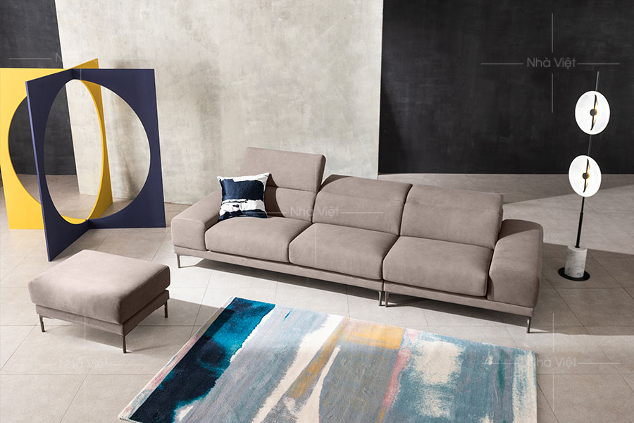 Sofa nỉ 3 chỗ ngồi N058