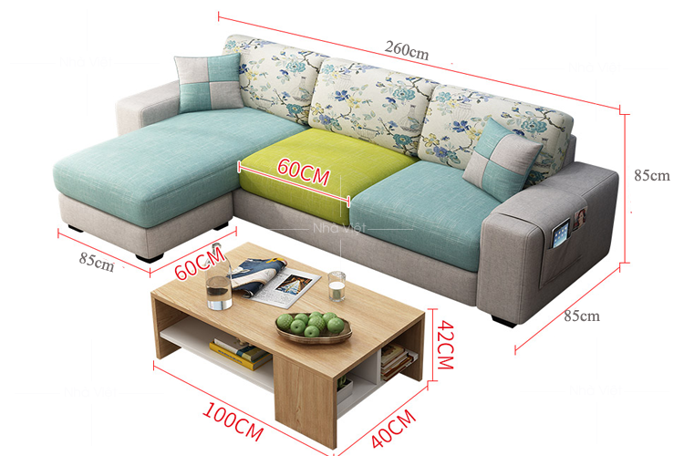 Sofa nỉ mã 030