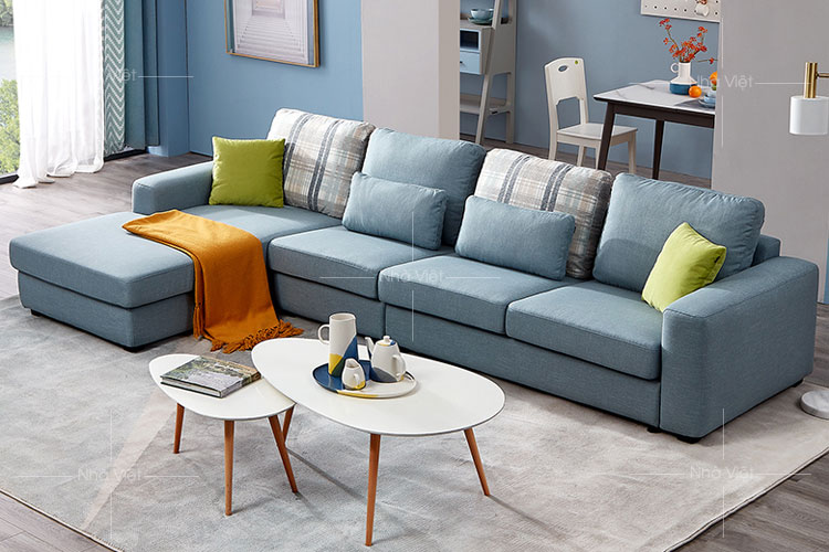 Sofa chữ L bọc nỉ kích thước lớn - Bạn muốn tìm kiếm một chiếc sofa thật thoải mái, đủ chỗ cho cả gia đình hay các buổi tụ tập bạn bè? Chiếc sofa chữ L kích thước lớn bọc nỉ chính là lựa chọn tuyệt vời cho bạn. Với thiết kế sang trọng, đường nét tinh tế, sản phẩm sẽ mang đến cảm giác ấm cúng và phong cách cho không gian gia đình bạn.