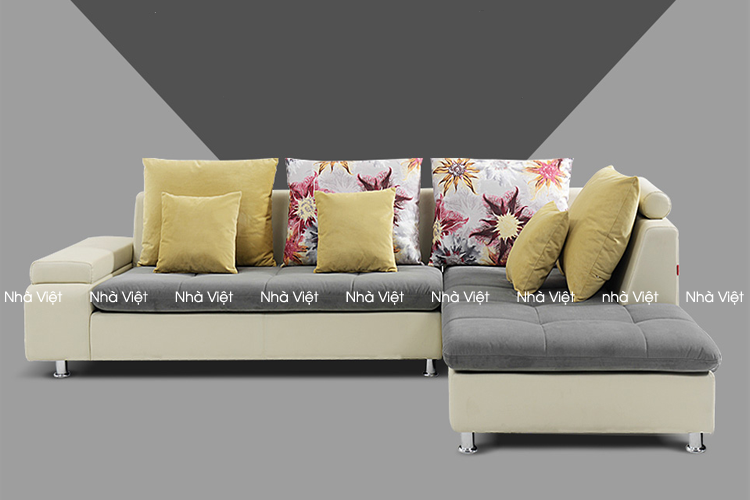 Sô pha nỉ hiện đại cho căn hộ thêm sang Sofa nỉ mã 079