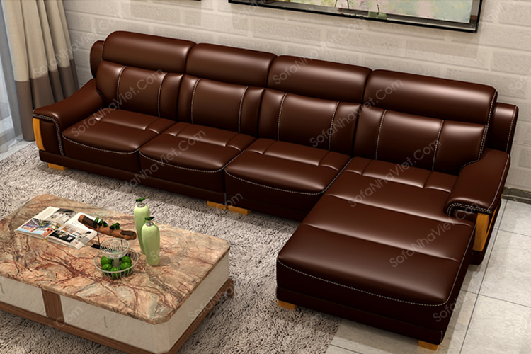Bộ bàn ghế phòng khách điểm nhấn với tay gỗ Sofa phòng khách mã 106