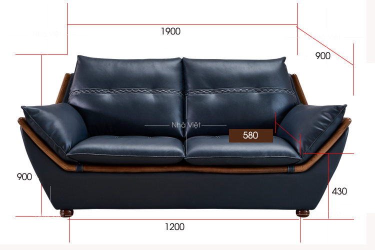 Thiết kế mẫu sofa phòng khách gồm 3 ghế tay ốp gỗ cao cấp Sô pha phòng khách 3 ghế mã 149