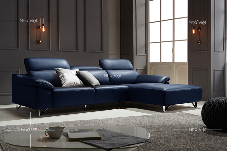 Sofa phòng khách màu xanh navy mã 152