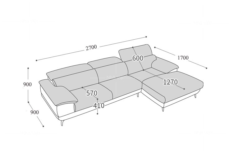 Sofa phòng khách mã 103