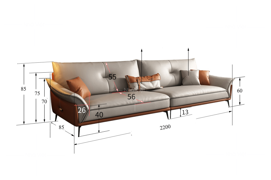 Sofa phòng khách nhỏ P56