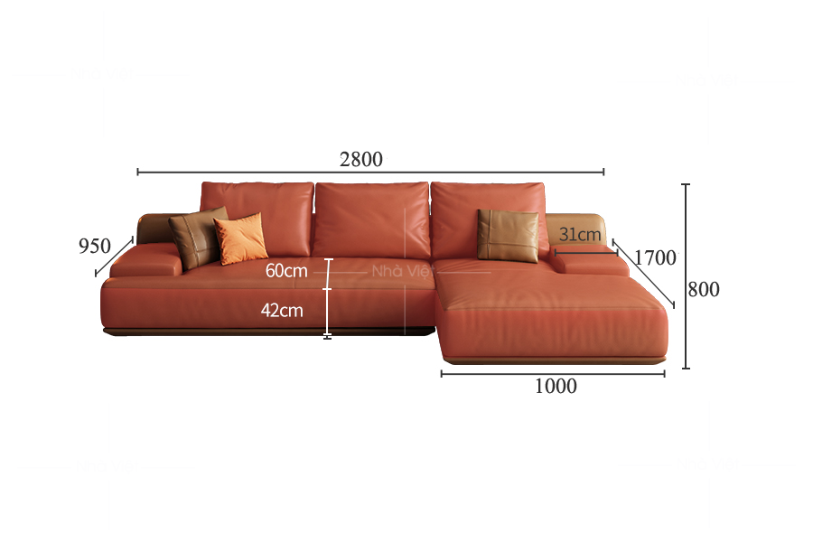 Sofa phòng khách cao cấp P41