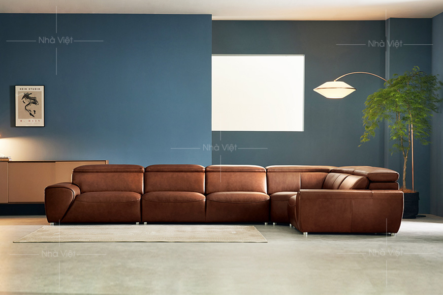 Mẫu sofa góc quây mới thiết kế cho phòng khách rộng