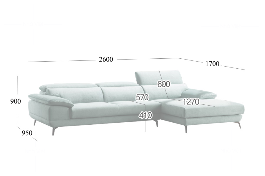 Sofa phòng khách bọc vải P29