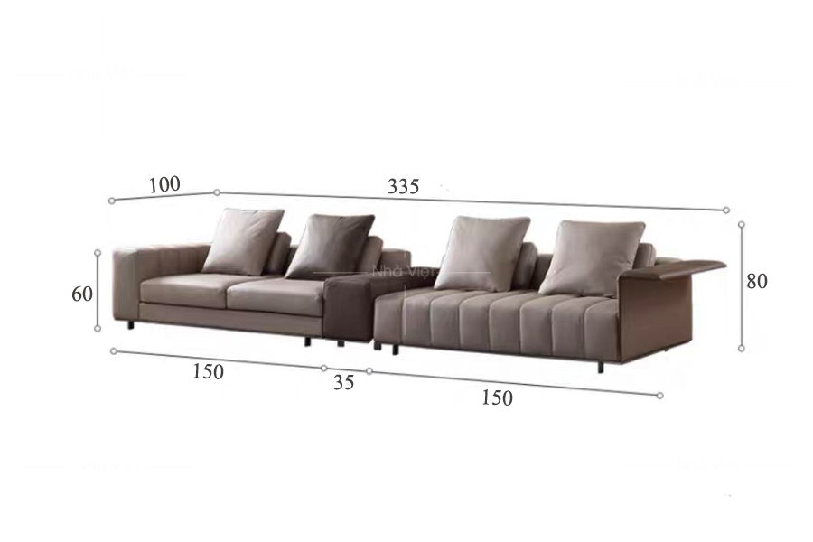 Sofa phòng khách Minoti P62