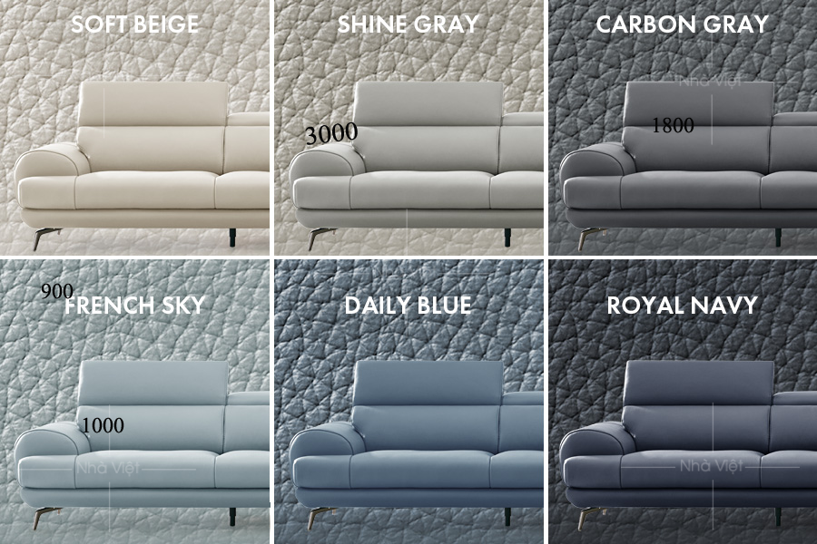 Bộ ghế sofa phòng dạng góc thiết kế với 4 chỗ ngồi dài 3m Sofa phòng khách dạng góc 4 chỗ P158