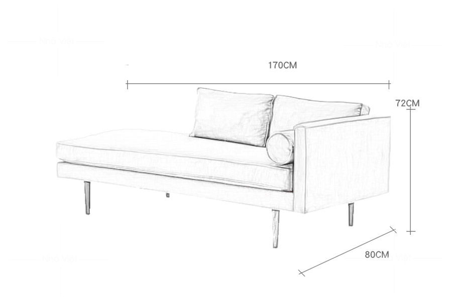 Sofa phòng ngủ Umi 11