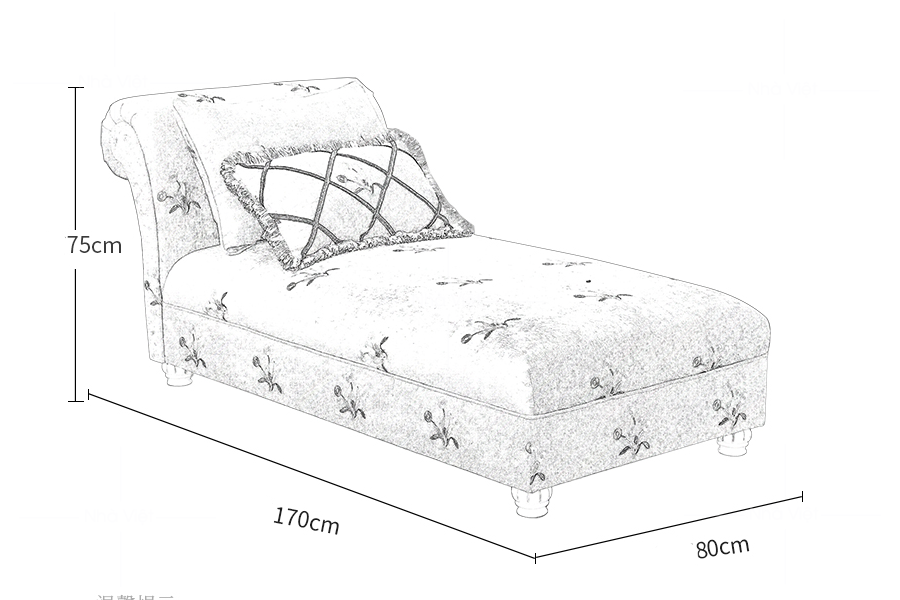 Sofa phòng ngủ cao cấp Umi 03