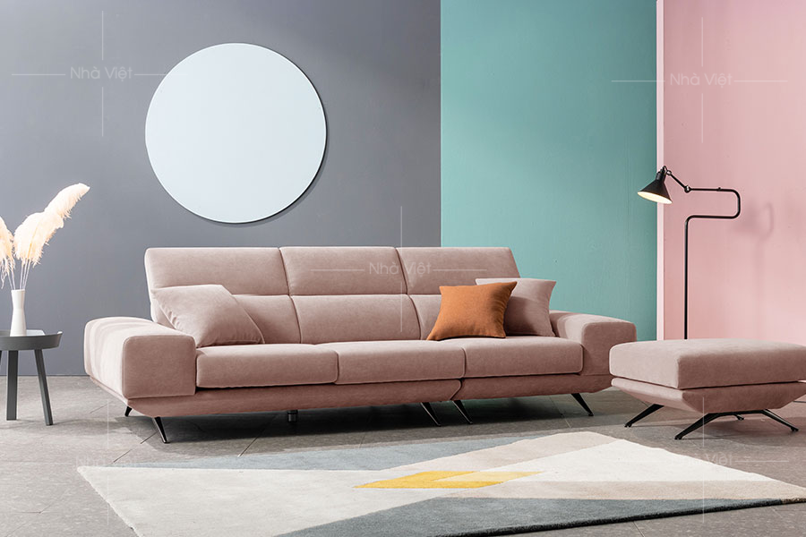 Sofa vải thiết kế văng 3 chỗ V01
