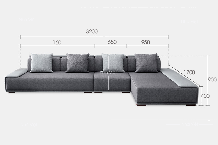 Sofa đẹp bọc vải cao cấp mã 110