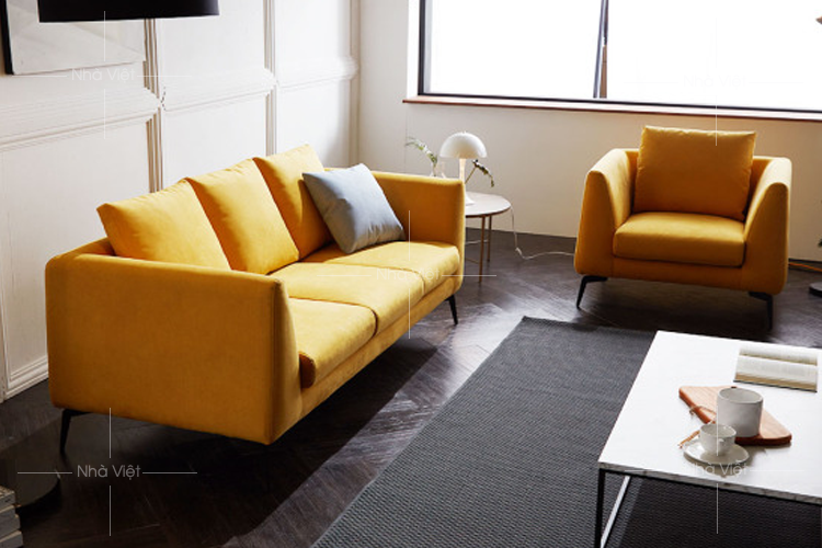 Những điều cần biết về sofa vải hai ghế Sofa vải mã 300