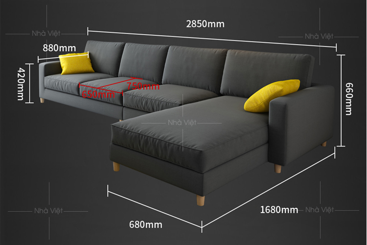Sofa vải mã 080