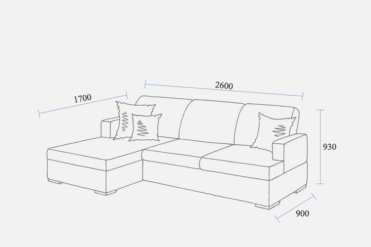 Sofa vải phòng khách VG-08