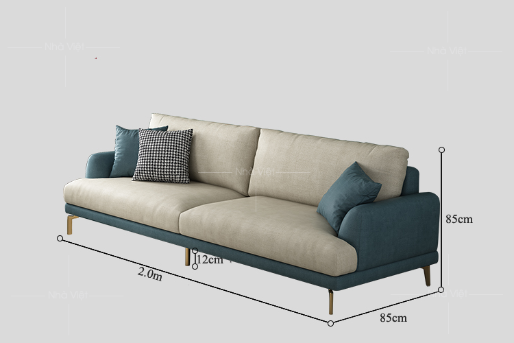 Sofa vải bán cổ điển VG-14