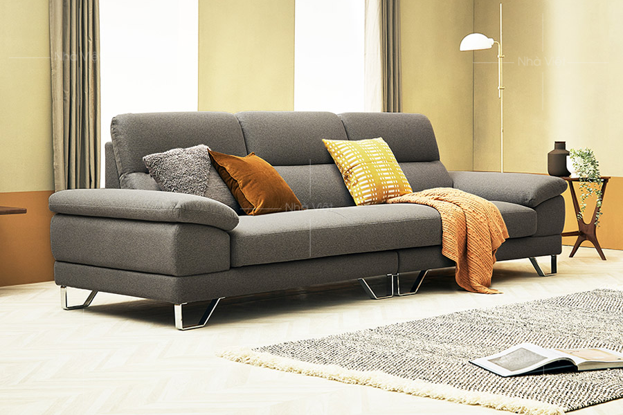 Sofa nỉ thiết kế băng ba chỗ N15