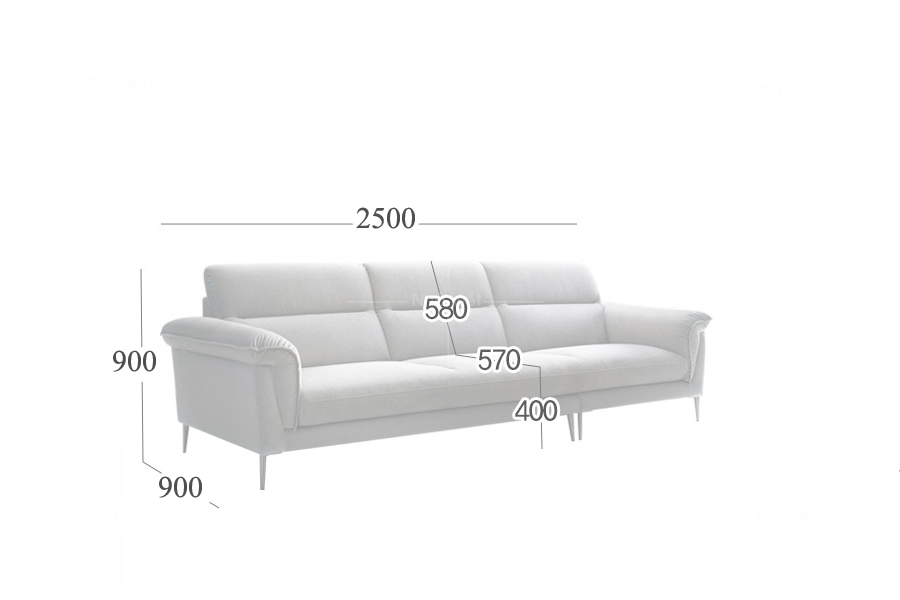 Sofa vải cao cấp VG 50