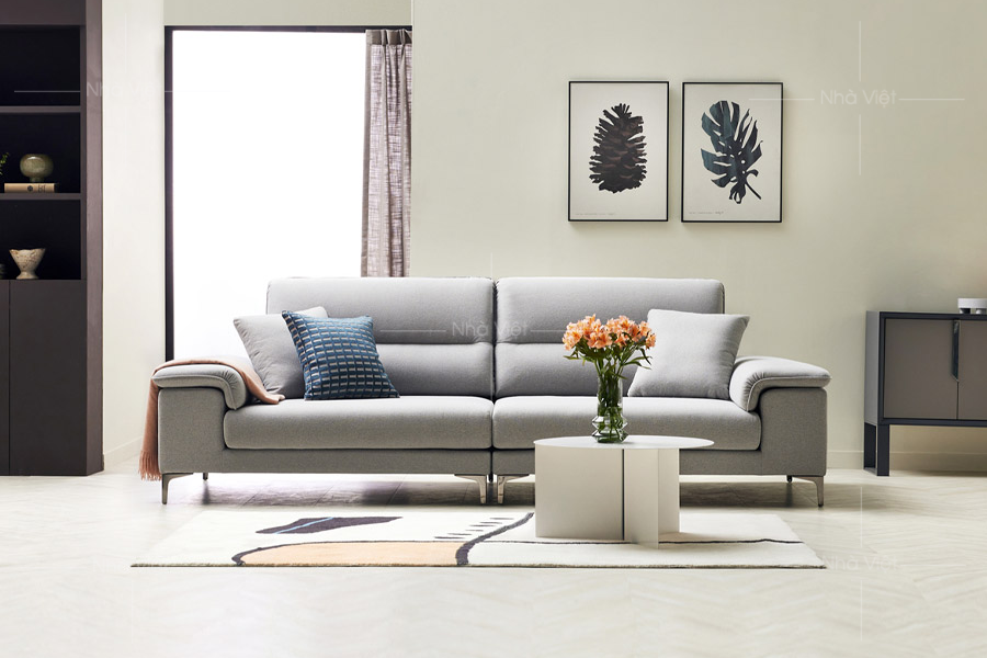 Sofa vải màu ghi V333