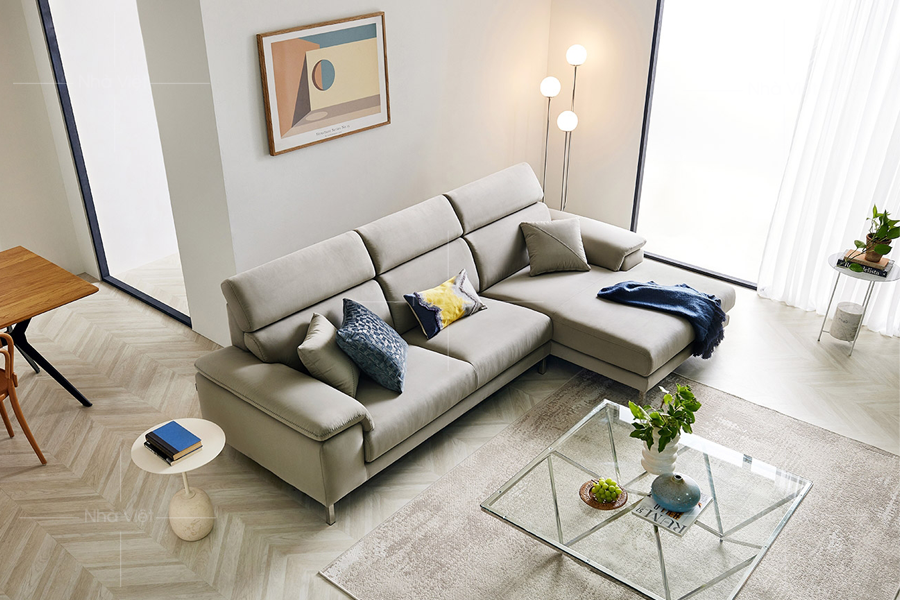 Sofa vải hai màu V30