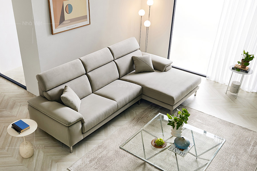 Sofa vải hai màu V30