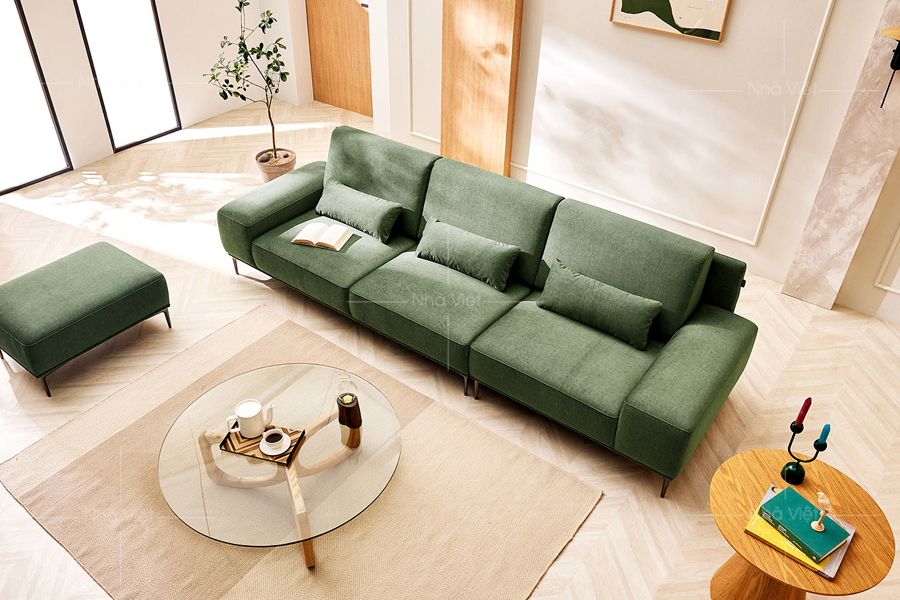 Sofa vải chung cư nhỏ V17