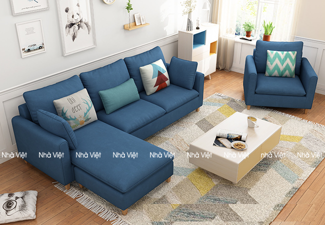 Bàn ghế sofa vải đẹp sự phóng khoáng trong thiết kế Sofa vải mã 331