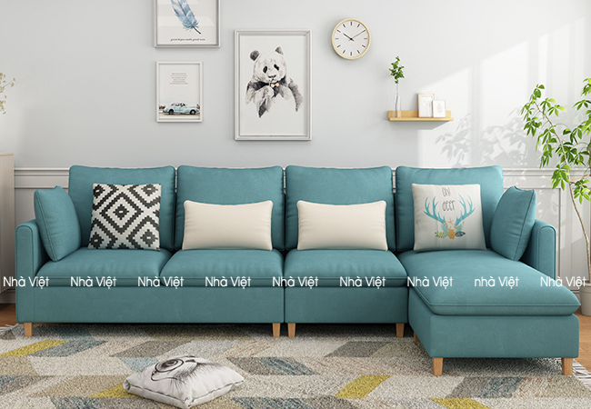 Bàn ghế sofa vải đẹp sự phóng khoáng trong thiết kế Sofa vải mã 331