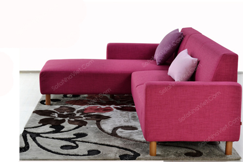 Nhà Việt bán sofa vải cao cấp màu đỏ hồng Sofa vải cao cấp mã 13