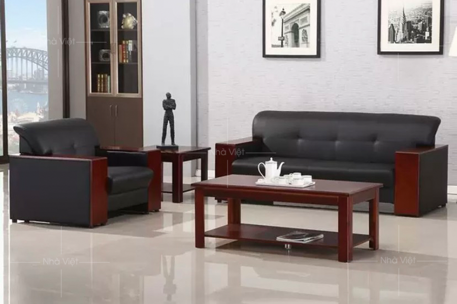 Sofa văn phòng da công nghiệp PL13